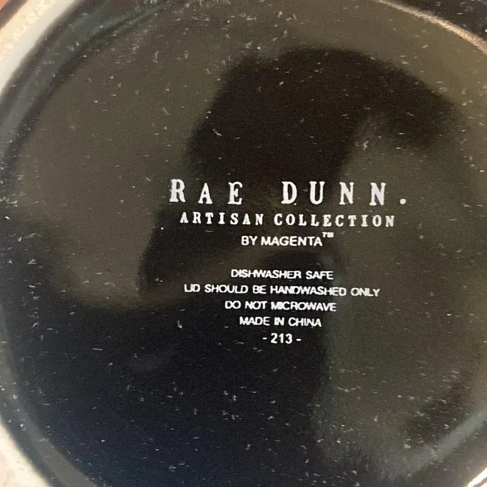 New RAE DUNN WITCH AND FAMOUS Witch Legs Lid Canister with Witch Legs Lid